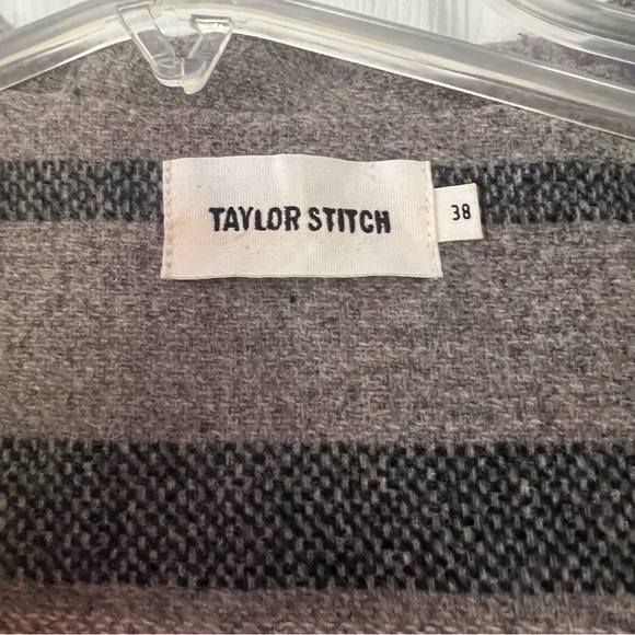 Taylor Stitch Winslow Waxed Cotton Halley Stevensons Wool Jacket Mens size 38 M - Picture 2 of 8